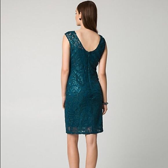 LE Chateau Sequin Soutache Shift Cocktail Dress Size XXS - Picture 13 of 15